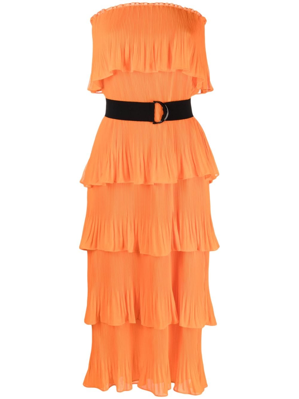 Essentiel Antwerp Strapless jurk - Oranje