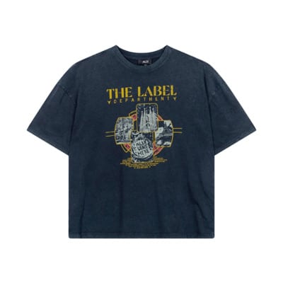 Gebreide Dames T-shirt Alix The Label , Black , Dames