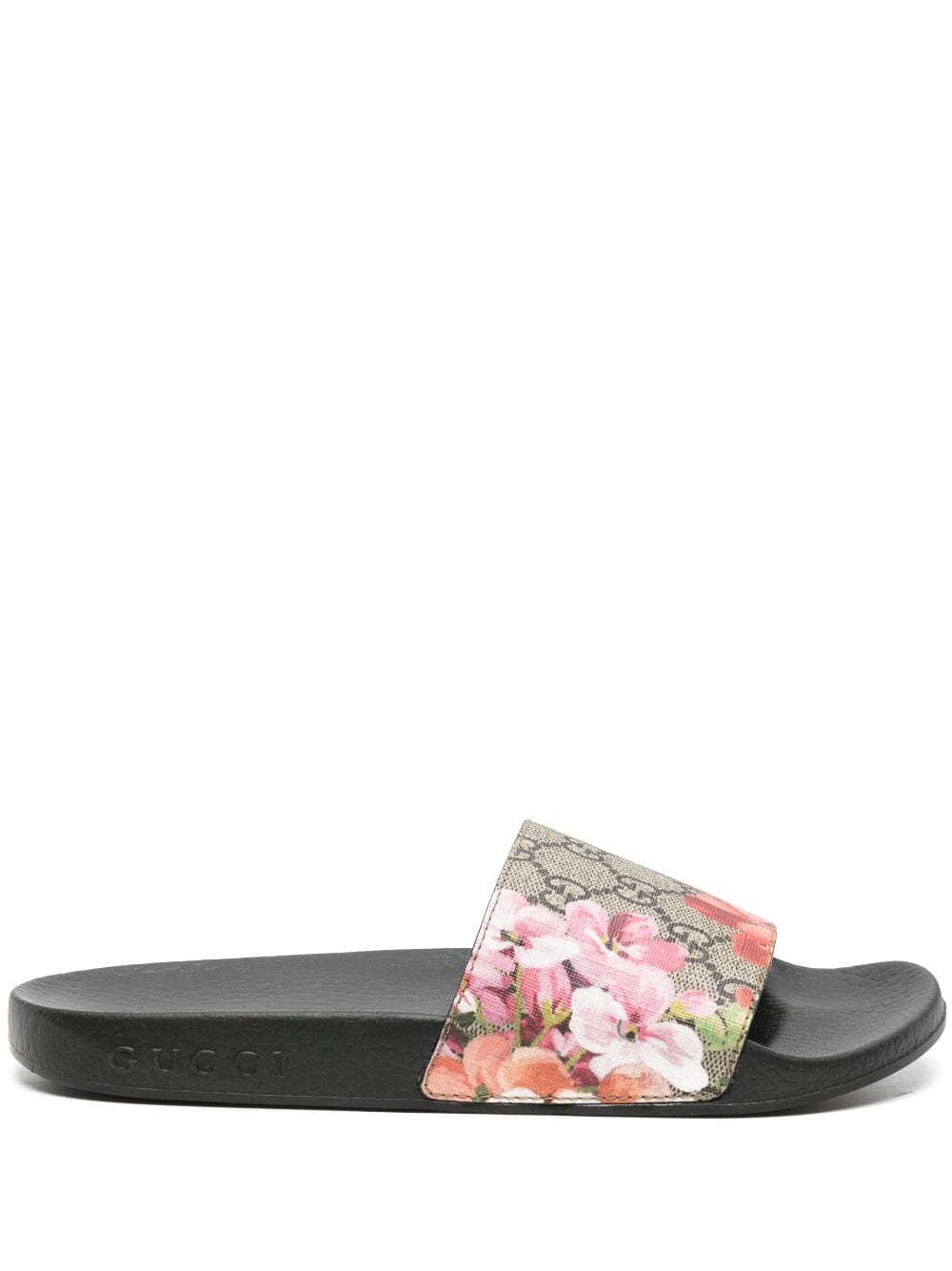 Gucci GG Blooms Supreme sandaalslippers - Bruin
