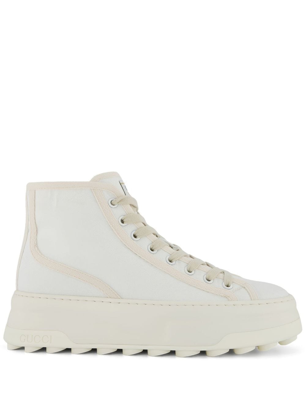 Gucci GG high-top sneakers - Wit