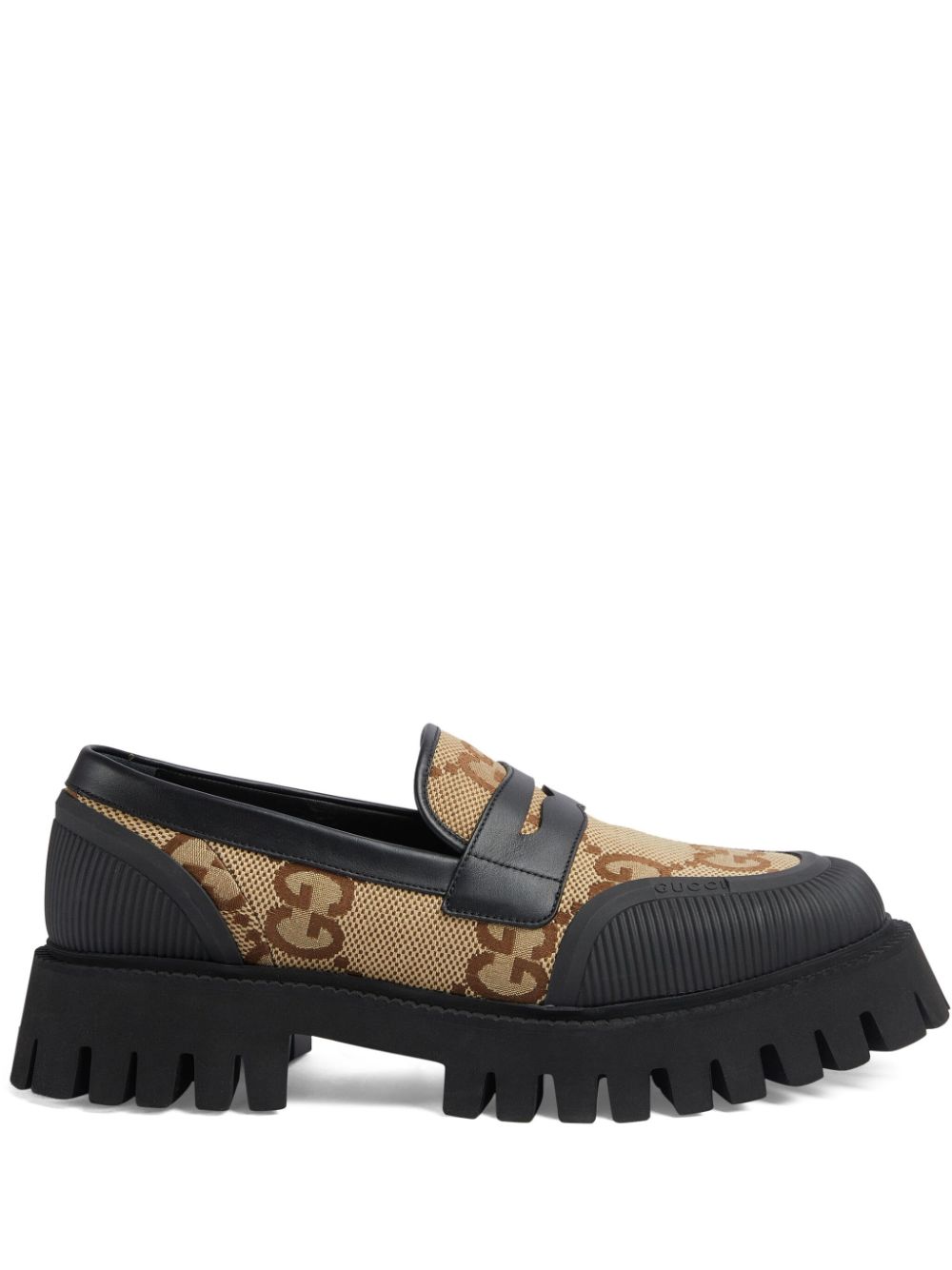 Gucci Loafers met chunky zool - Zwart