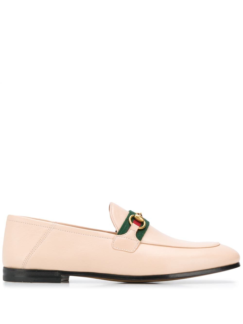 Gucci Loafers met webdetail - Beige