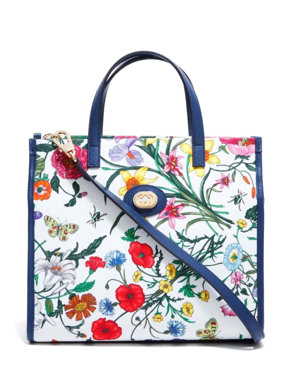 Gucci Pre-Owned Flora shopper met bloemenprint - Wit