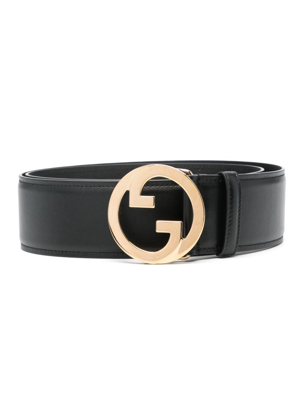 Gucci Riem met GG-logo - Zwart