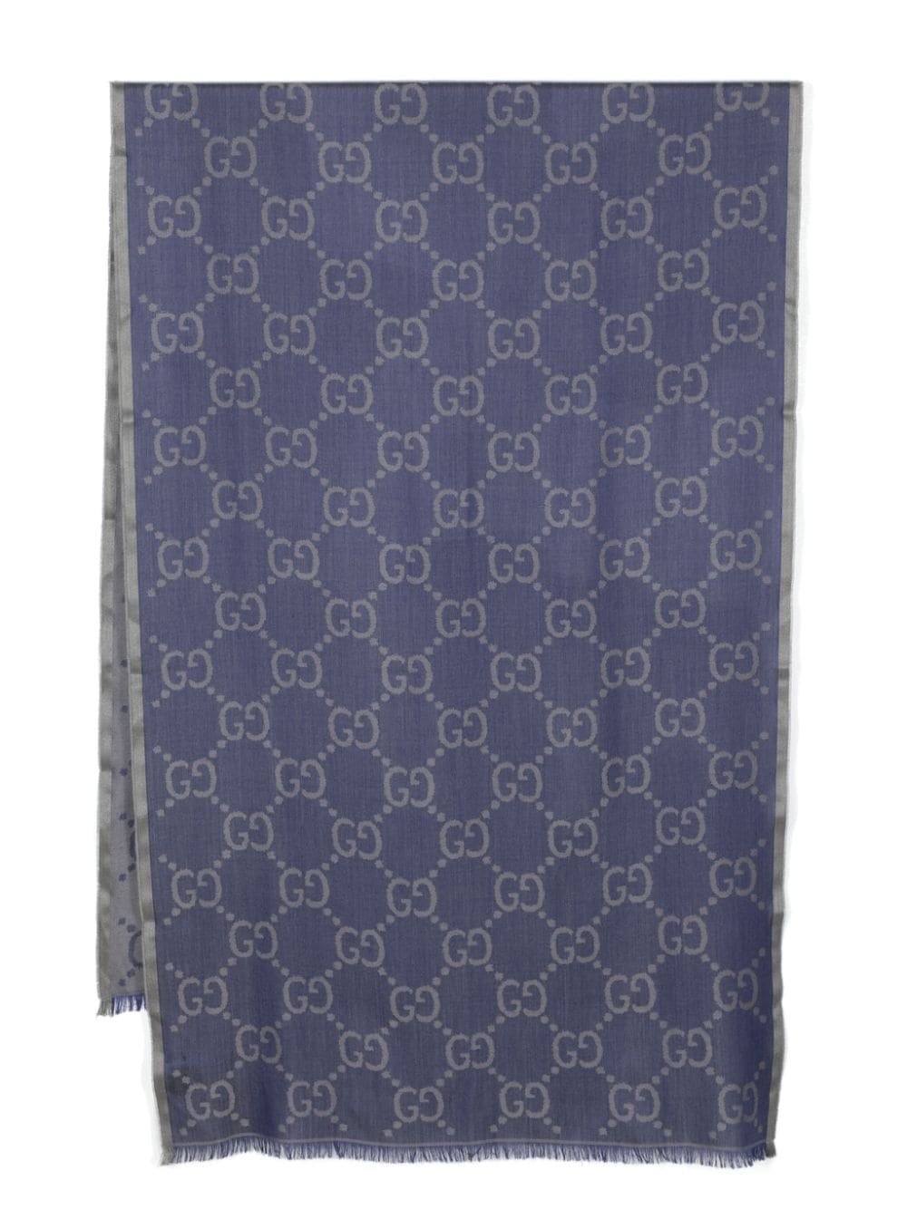 Gucci Sjaal met GG-logoprint - Blauw