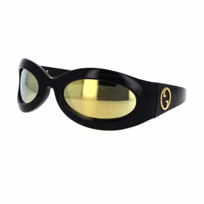 Iconische Gucci zonnebril Gg1247S 003 Gucci , Black , Dames