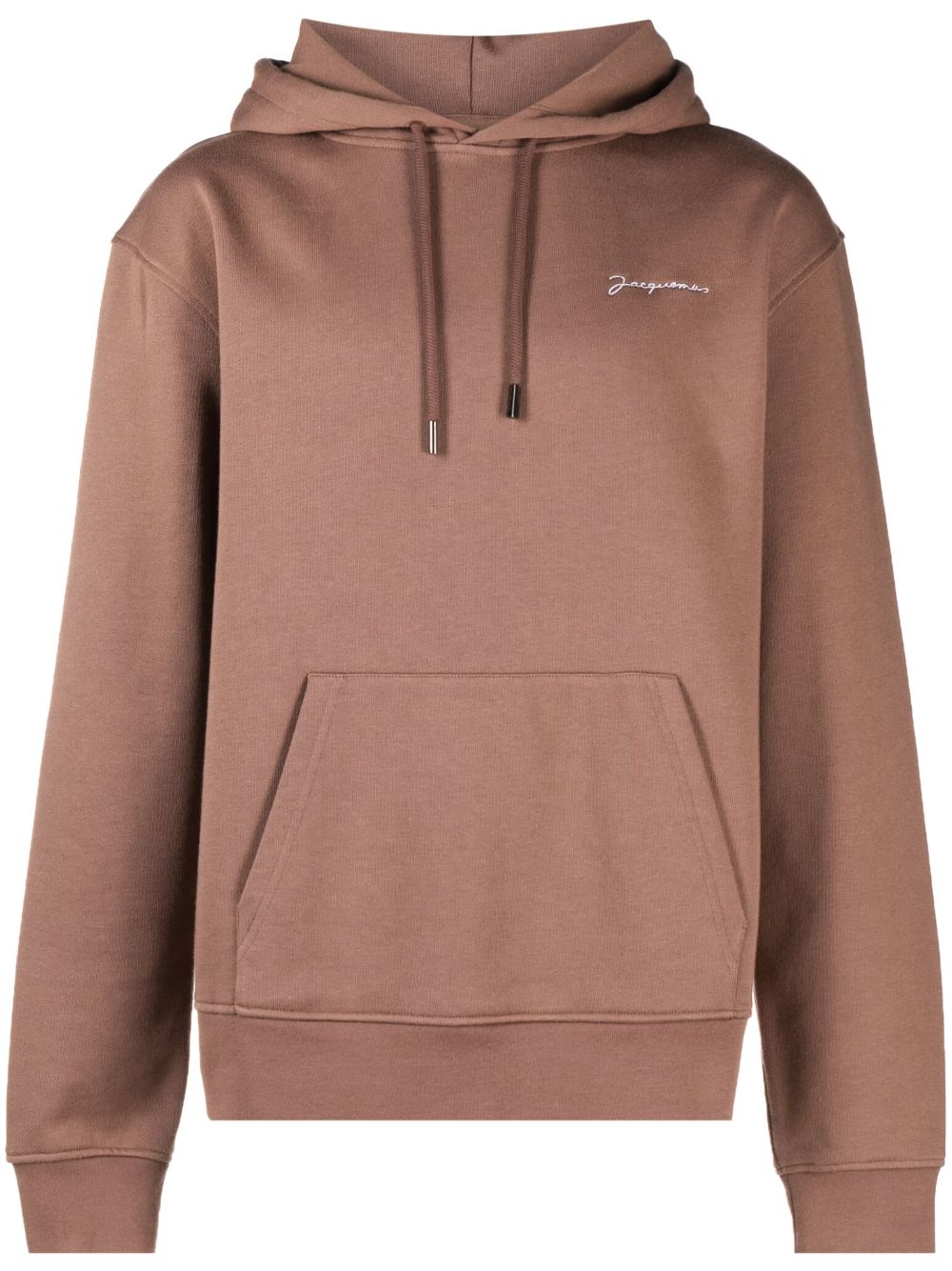Jacquemus Le Sweatshirt Jacquemus hoodie met logoprint - Bruin
