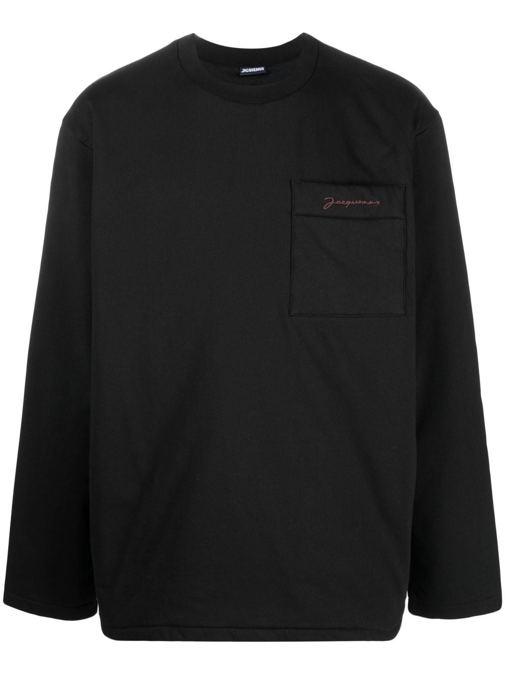 Jacquemus Le T-shirt Bricciola top met lange mouwen - Zwart