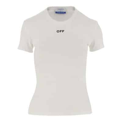 Jersey Stijl Owaa065C99Jer005 Off White , White , Dames