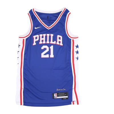 Joel Embiid NBA Swingman Jersey Nike , Blue , Heren