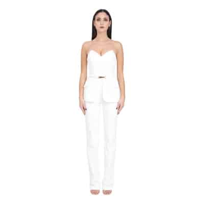 Jumpsuits Elisabetta Franchi , White , Dames