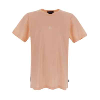 Klassiek katoenen T-shirt Stone Island , Pink , Heren