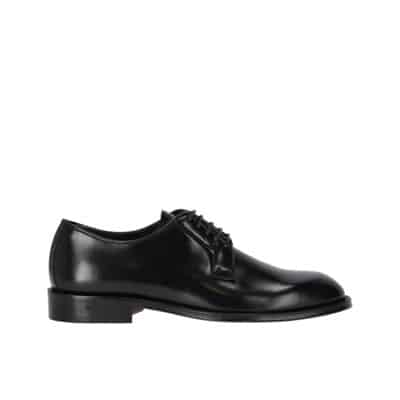 Klassieke Zwarte Derby Schoen Dsquared2 , Black , Heren