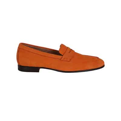 Loafers Santoni , Orange , Heren