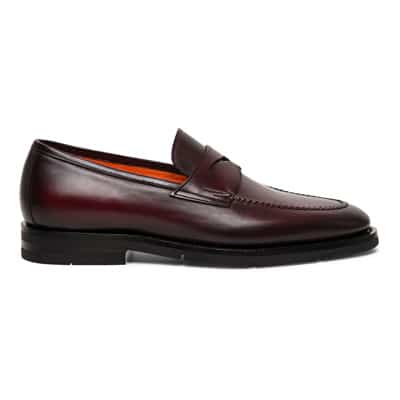 Loafers Santoni , Red , Heren