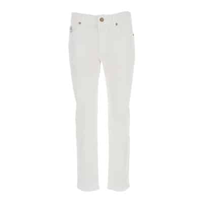 Melissa Slim-Fit Jeans in Wit Versace Jeans Couture , White , Dames