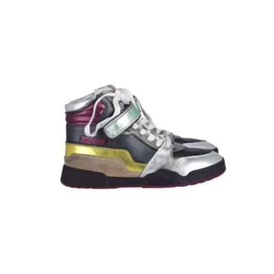 Metallic Colorblock High-Top Sneakers Isabel Marant Pre-owned , Multicolor , Dames