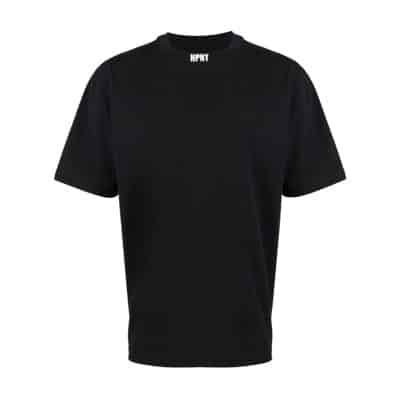 Minimalisch Logo Print Katoenen T-Shirt Heron Preston , Black , Heren