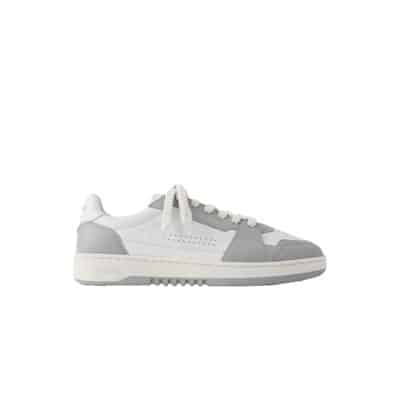 Minimalistische Wit/Grijs Dice Lo Sneakers Axel Arigato , Gray , Heren