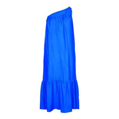 Moeiteloos Chic Callum Asym Jurk Co'Couture , Blue , Dames