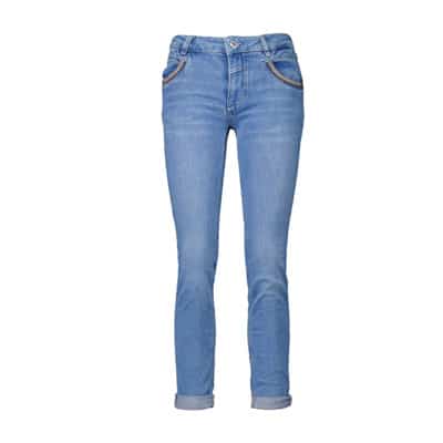 Mos Mosh Skinny Jeans Naomi Nion Spring Blauw - 25 - Dames MOS Mosh , Blue , Dames