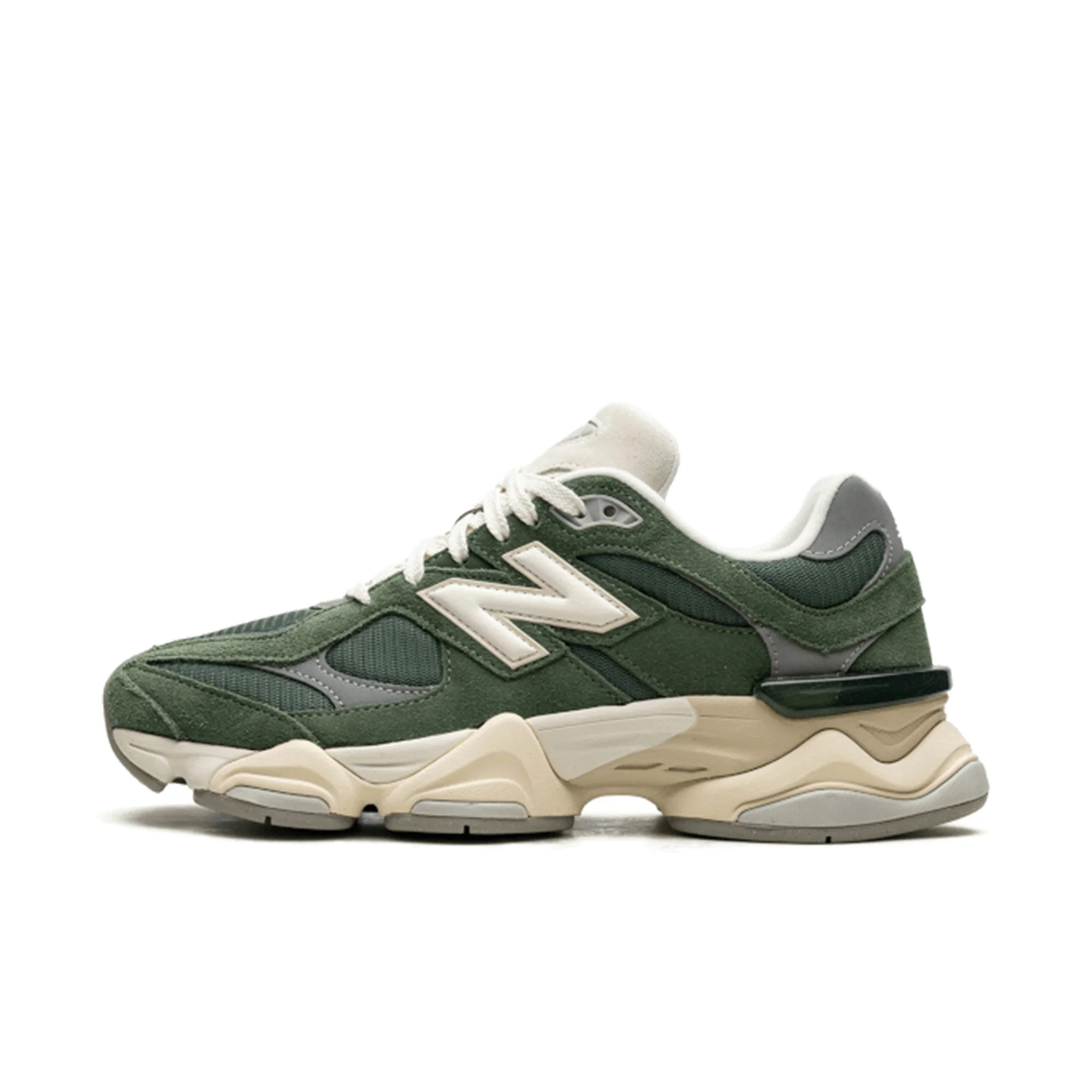 New Balance 9060 green suede