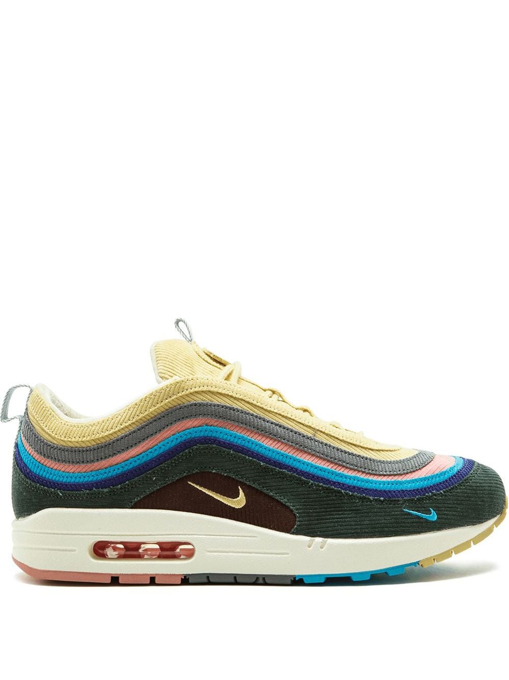 Nike Air Max 1/2 pumps van F Nike Nike x Secan Wit sneakers - Groen