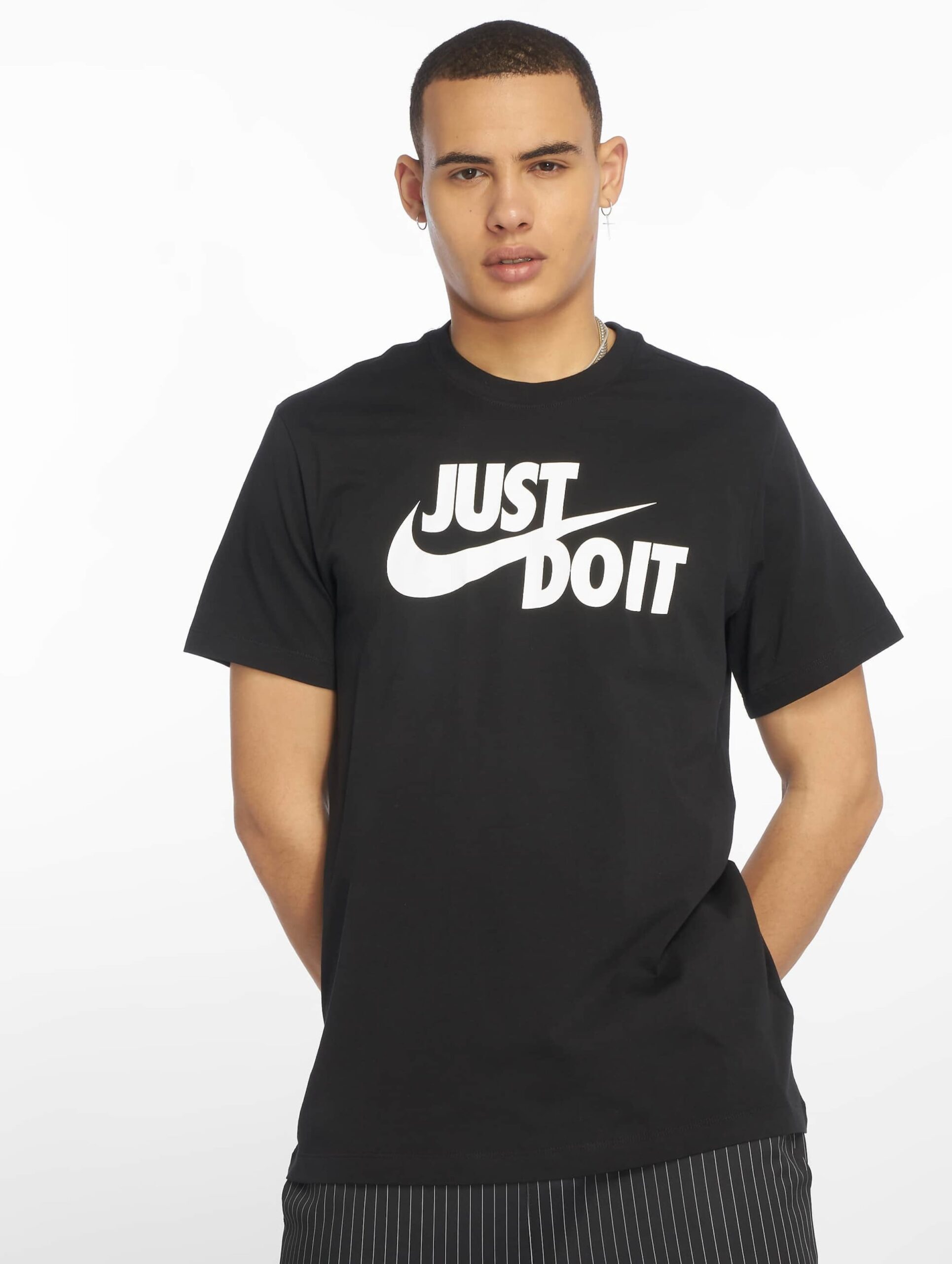 Nike Just Do It Swoosh Männer,Unisex op kleur zwart, Maat M
