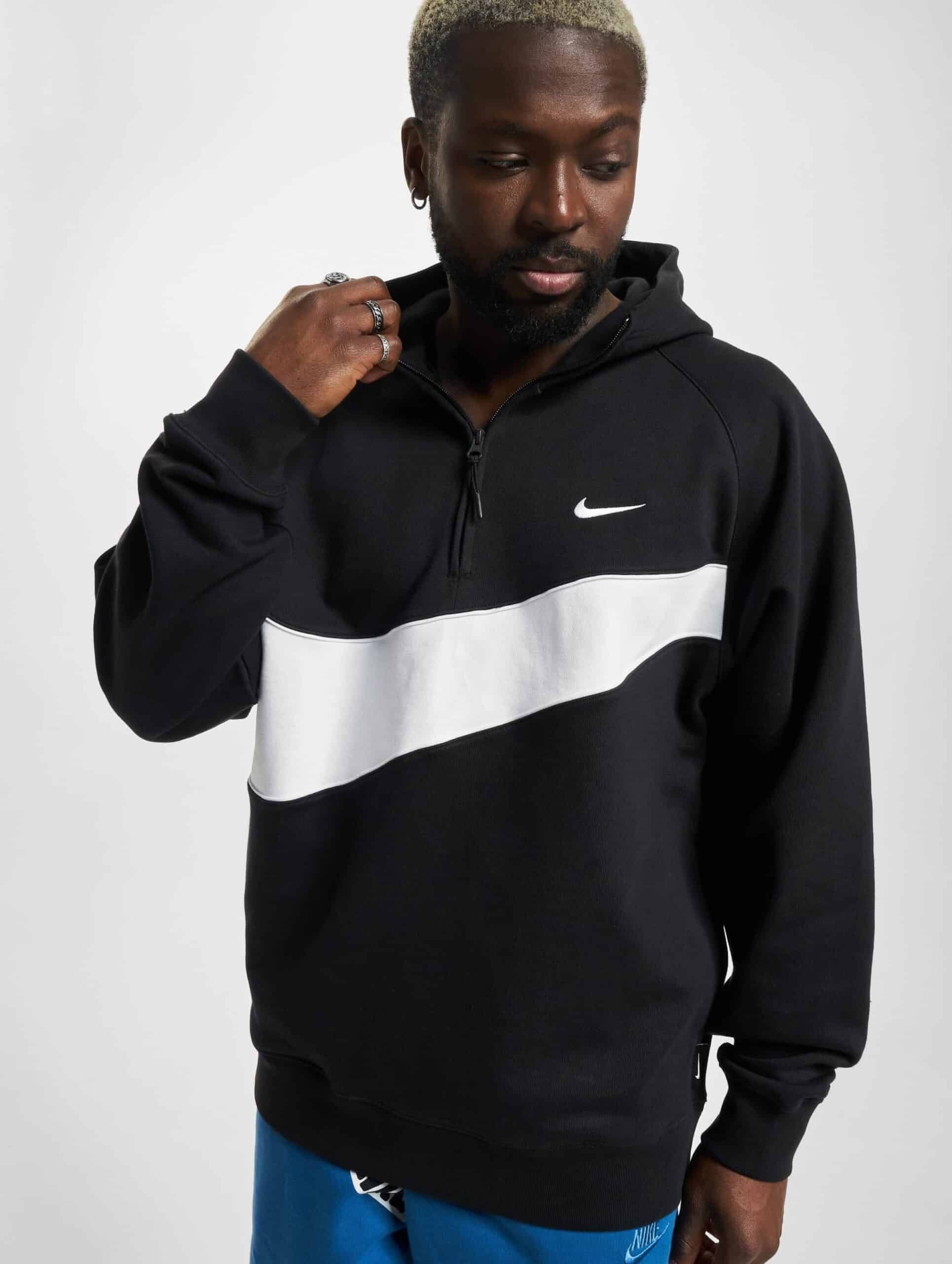 Nike Swoosh Hoodie Männer,Unisex op kleur zwart, Maat S