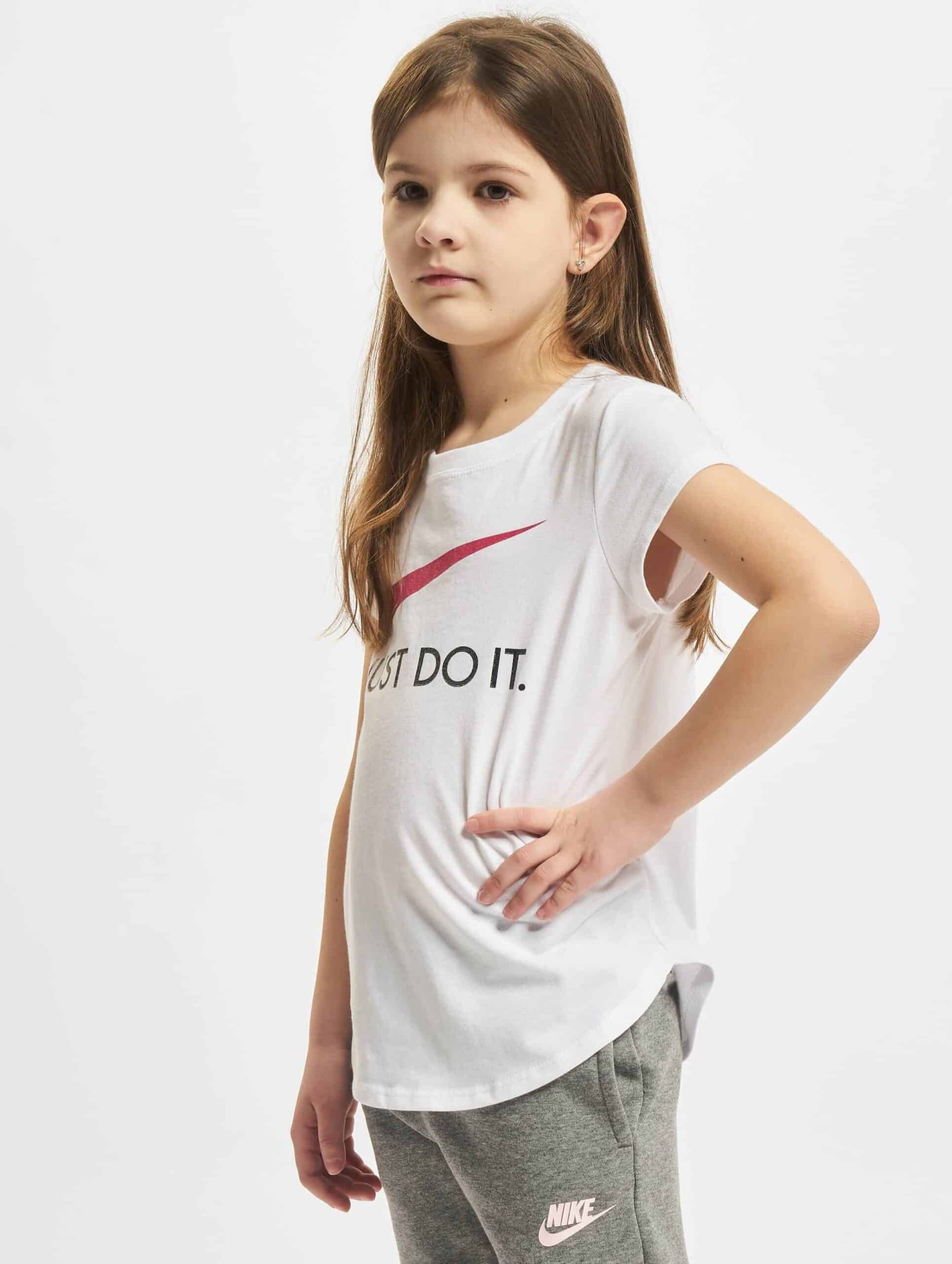Nike Swoosh JDI T-Shirt Kinder,Unisex op kleur wit, Maat 67_YEARS