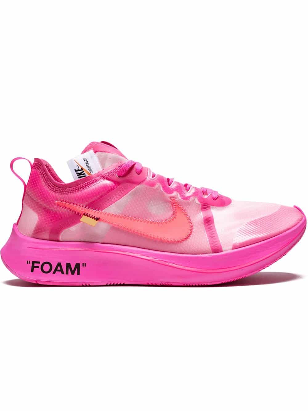 Nike X Off-White De 10 : Nike Zoom Fly sneakers - Roze