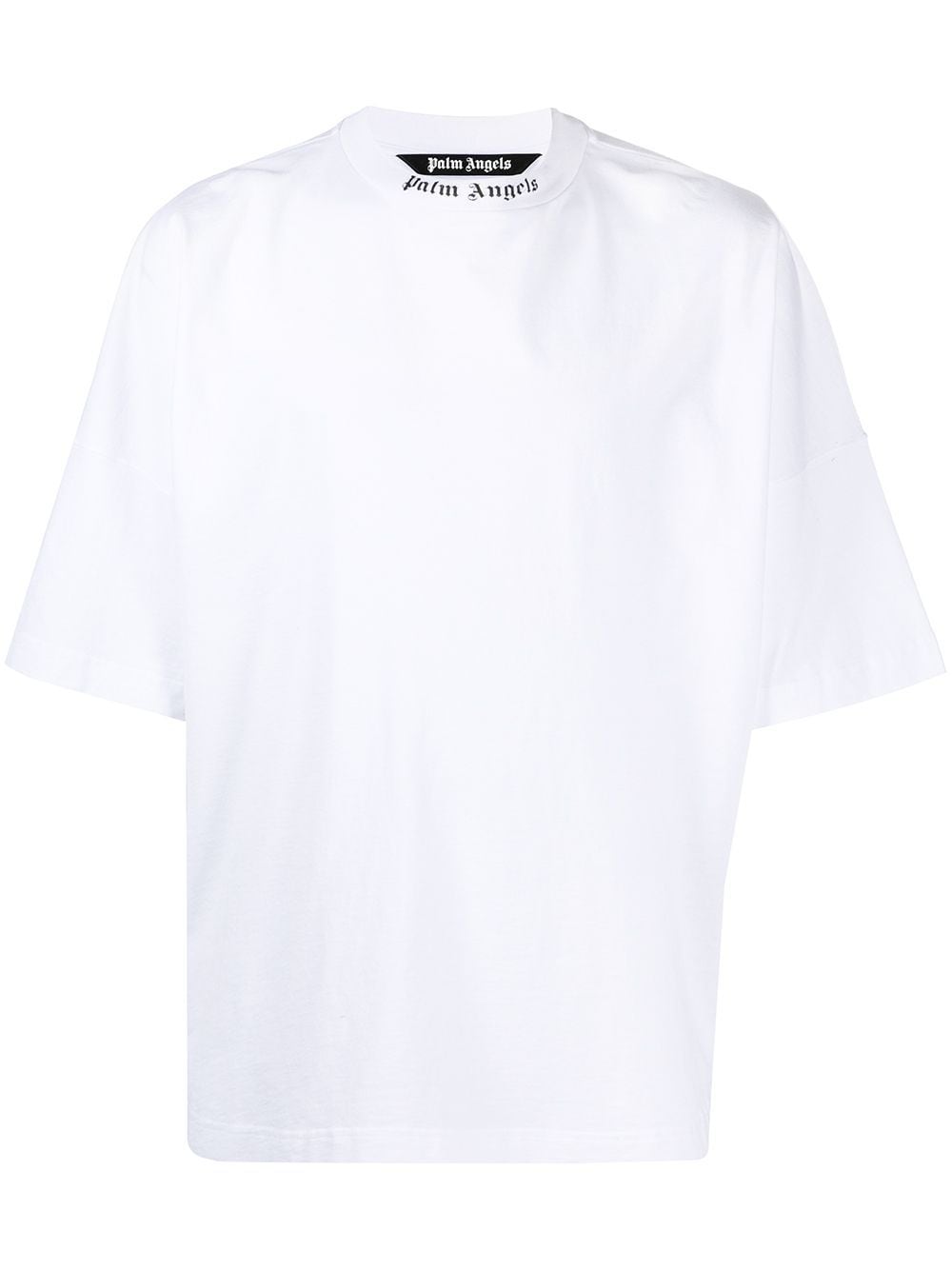 Palm Angels T-shirt met logoprint - Wit