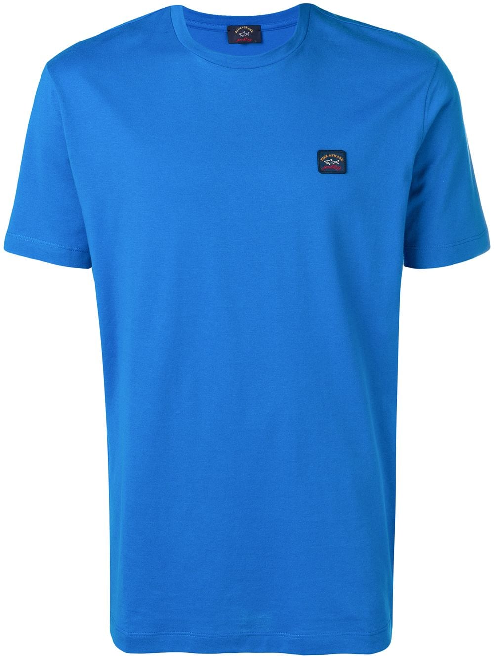 Paul & Shark T-shirt met logopatch - Blauw