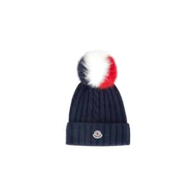 Pre-owned Cotton hats Moncler Pre-owned , Blue , Dames