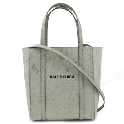Pre-owned Leather balenciaga-bags Balenciaga Vintage , Gray , Dames
