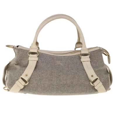 Pre-owned Wool burberry-bags Burberry Vintage , Gray , Dames