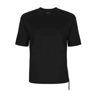 Punk-geïnspireerd T-Plaza T-shirt Diesel , Black , Dames