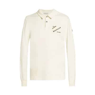 Rugby Polo - Langemouw Sweat Kwaliteit Moncler , White , Heren