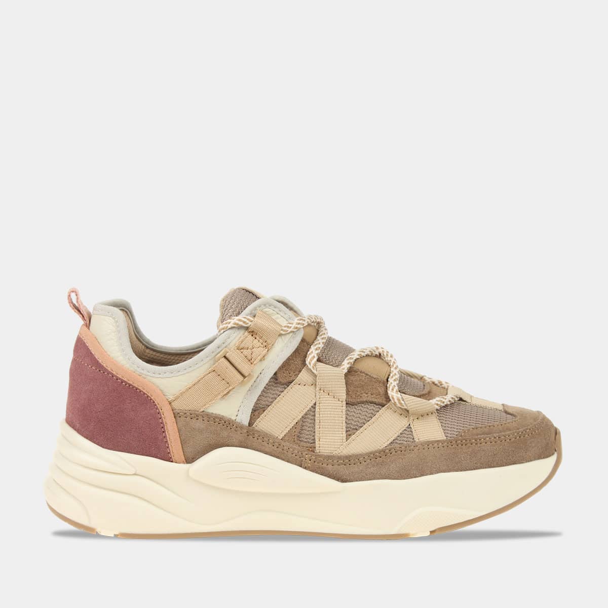 SHOECOLATE Lola Beige/Roze Dames