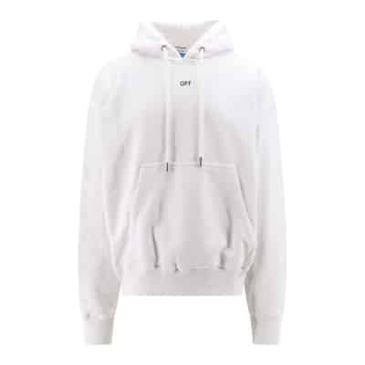 Skate Katoenen Hoodie met Off Print Off White , White , Heren