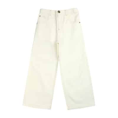 Statement Straight Fit Jeans Elisabetta Franchi , White , Dames