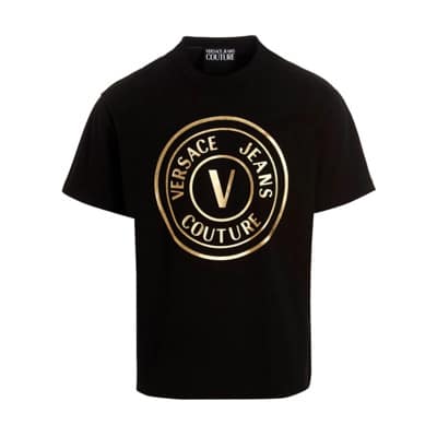 Stijlvolle T-shirt van Versace Jeans Couture Versace Jeans Couture , Black , Heren