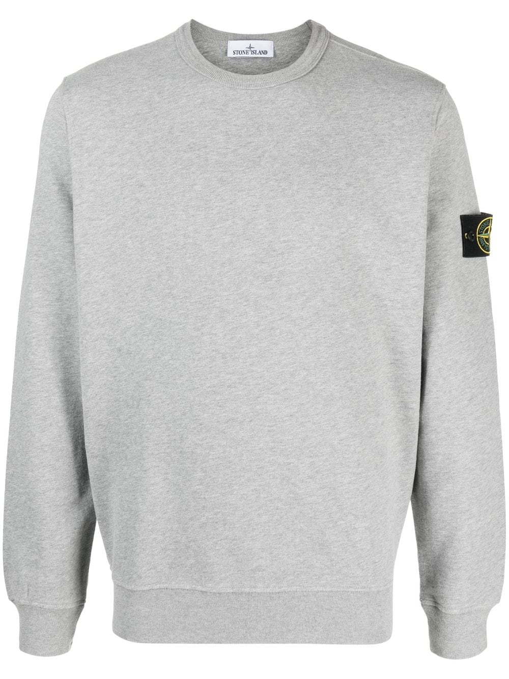 Stone Island Sweater met Compass-logopatch - Grijs