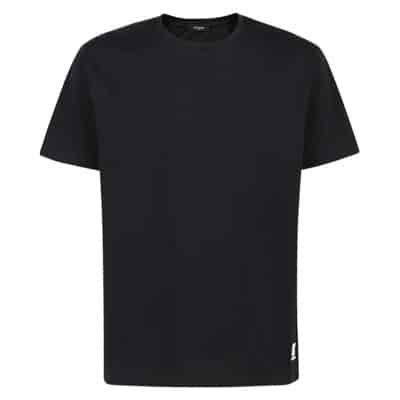 T-Shirt Balmain , Black , Heren