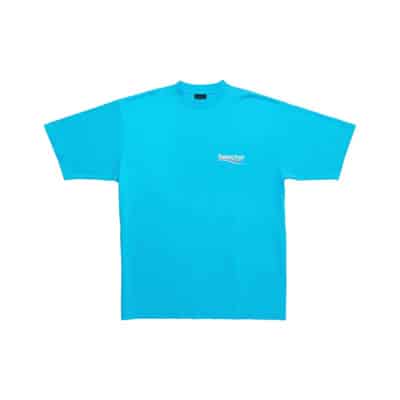 T-Shirts Balenciaga , Blue , Heren