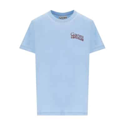 T-Shirts Ganni , Blue , Dames