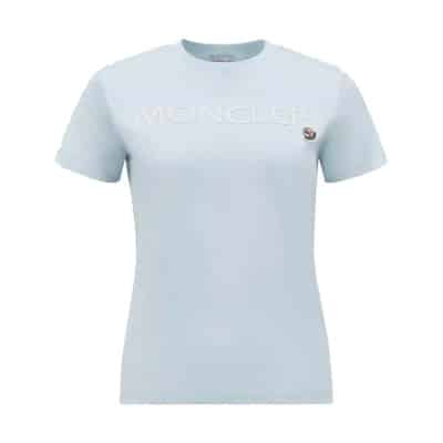 T-Shirts Moncler , Blue , Dames