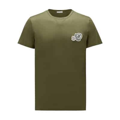 T-Shirts Moncler , Green , Heren