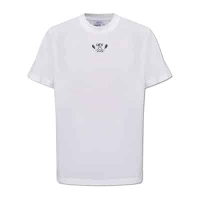 T-shirt met paisley motief Off White , White , Heren