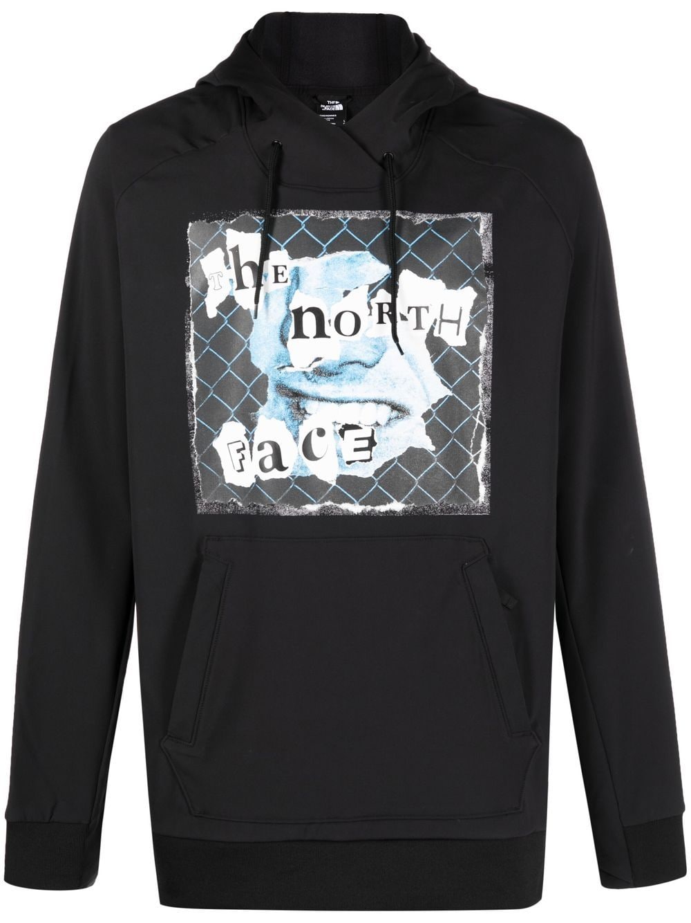 The North Face Hoodie met logoprint - Zwart